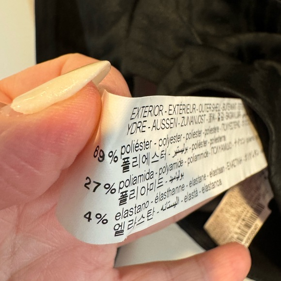 Zara Cropped Black Formal Top Size L - Picture 11 of 16